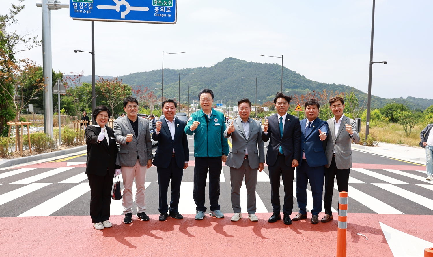 화순읍 현대자동차-다지교 도시계획도로 개통식 사진5