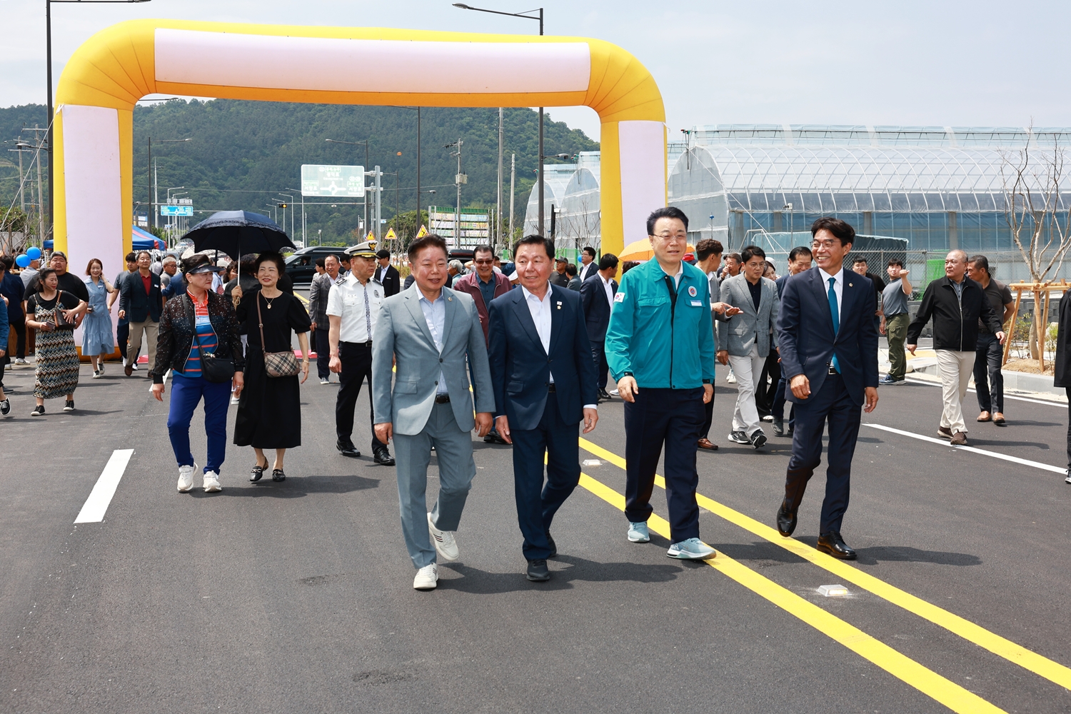 화순읍 현대자동차-다지교 도시계획도로 개통식 사진4